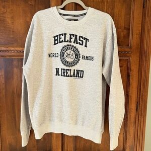 Irish Connexxion XL Gray Crew Neck Sweatshirt | Great Condition